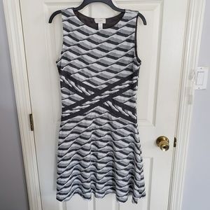 Ann Taylor Loft Geometric Design Dress Size 10